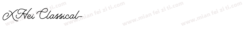 XHei Classical字体转换